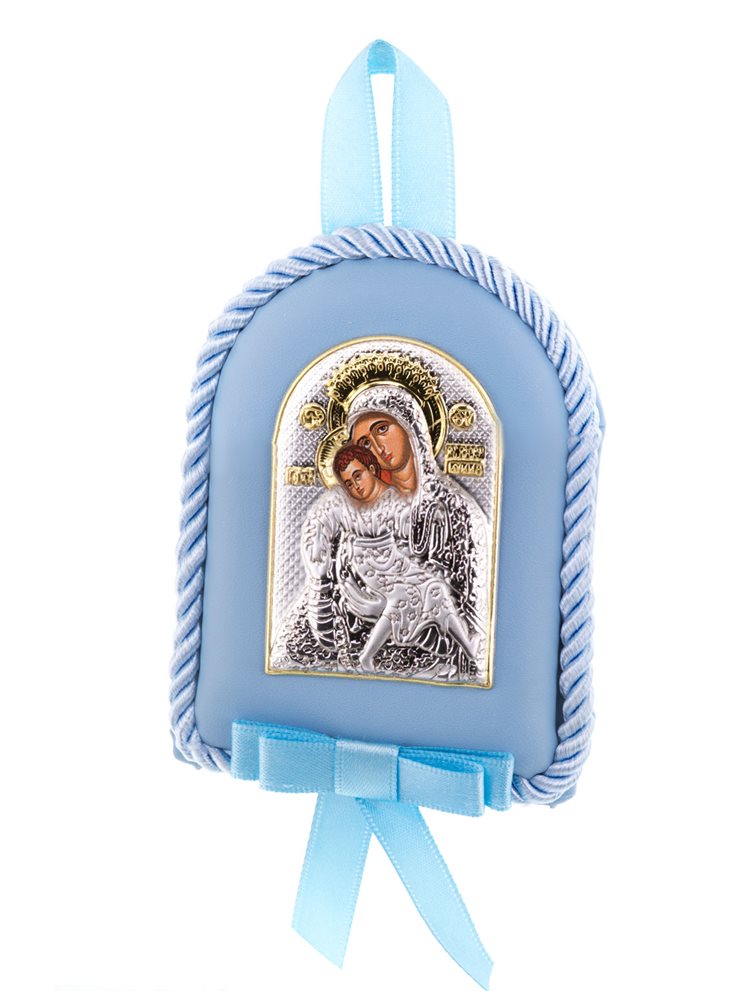 Παιδική ασημένια εικόνα για αγοράκι