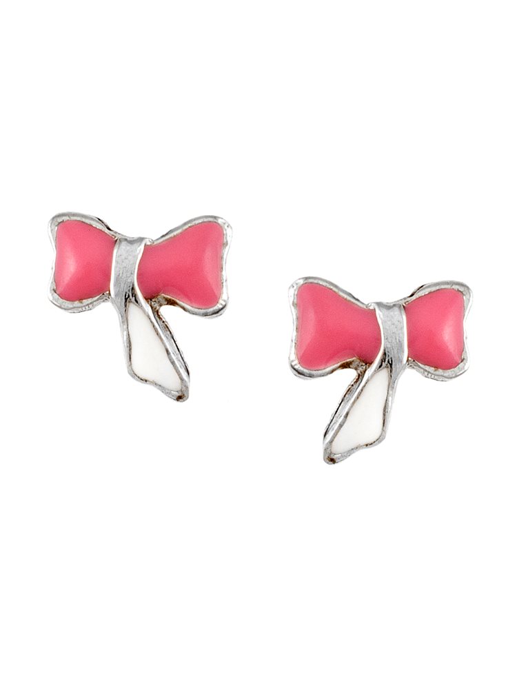 Παιδικό ζευγάρι σκουλαρίκια από ασήμι με σμάλτο