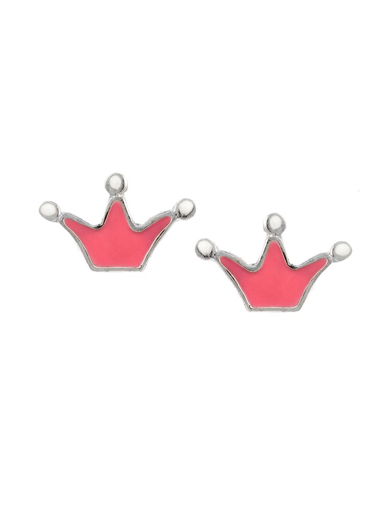 Παιδικό ζευγάρι σκουλαρίκια από ασήμι με σμάλτο