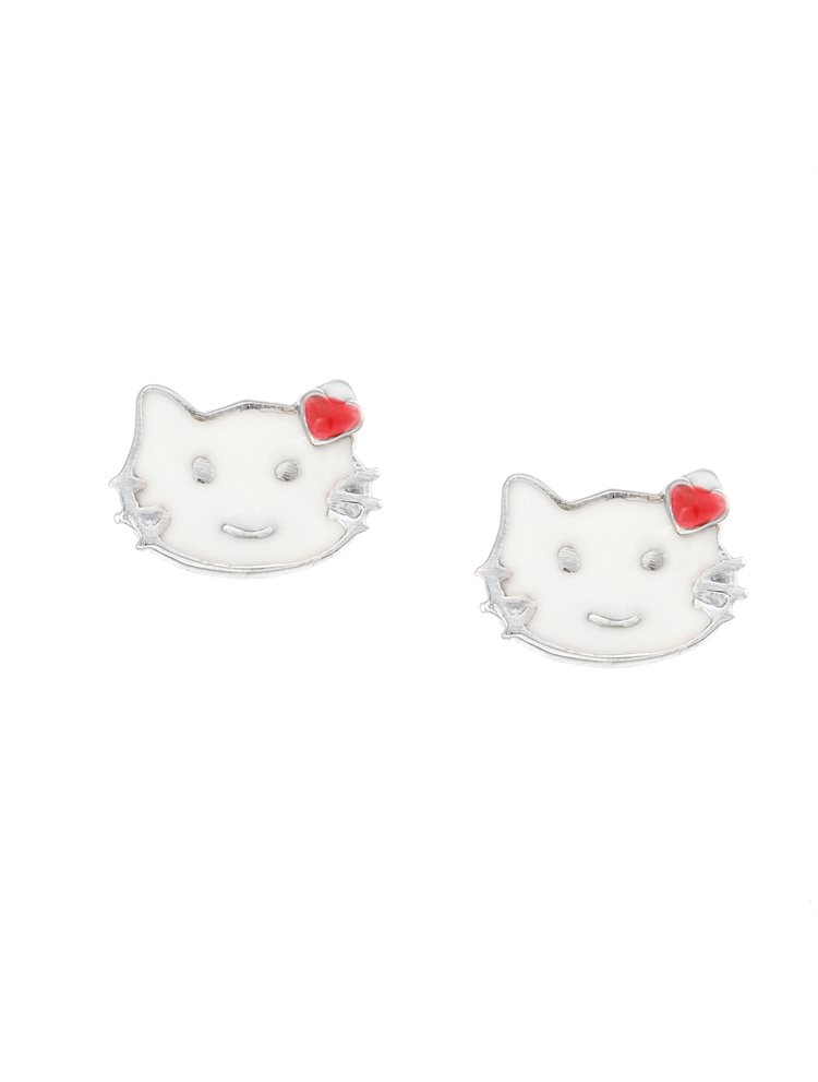 Παιδικό ζευγάρι σκουλαρίκια από ασήμι με σμάλτο