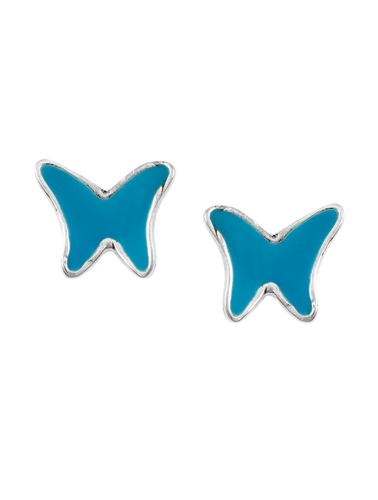 Παιδικό ζευγάρι σκουλαρίκια από ασήμι με σμάλτο