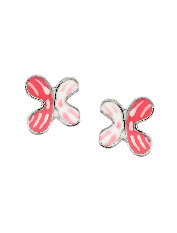 Παιδικό ζευγάρι σκουλαρίκια από ασήμι με σμάλτο