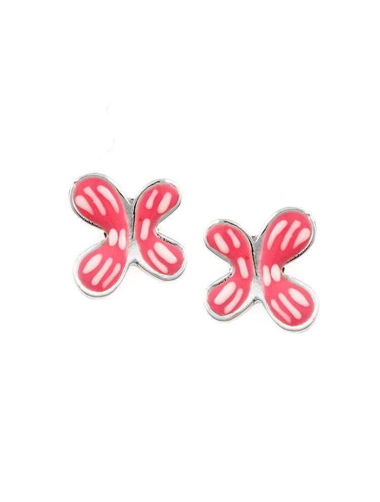 Παιδικό ζευγάρι σκουλαρίκια από ασήμι με σμάλτο