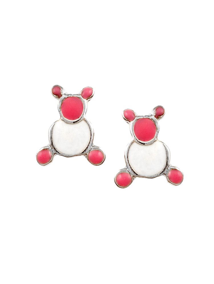 Παιδικό ζευγάρι σκουλαρίκια από ασήμι με σμάλτο