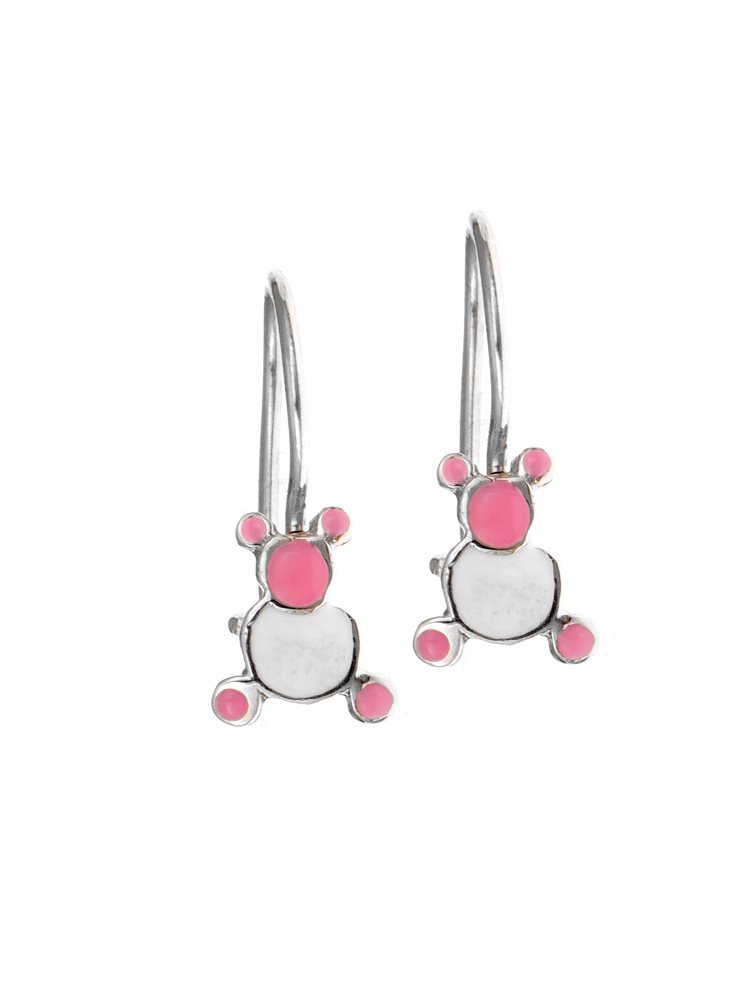 Παιδικό ζευγάρι σκουλαρίκια από ασήμι με σμάλτο