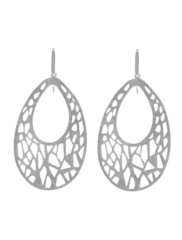 Εντυπωσιακά χειροποίητα σκουλαρίκια από ασήμι