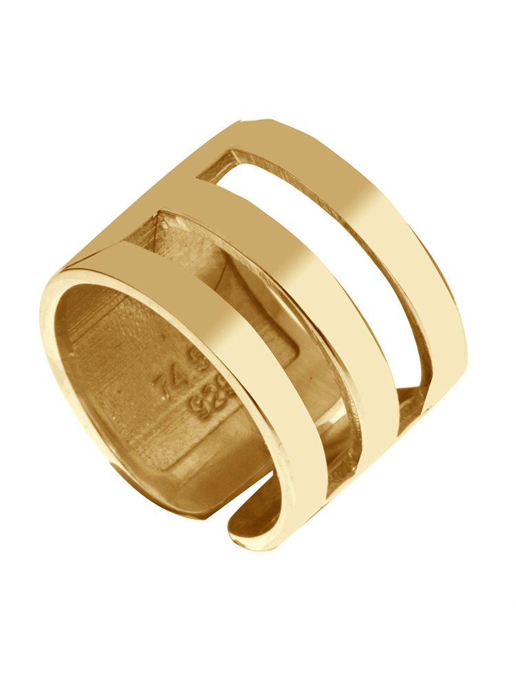 Δαχτυλίδι από επιχρυσωμένο ασήμι