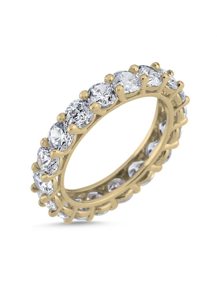 Βεράκι Paraxenies εντυπωσιακό δαχτυλίδι από επιχρυσωμένο ασήμι 925 με μεγάλες πέτρες ζιργκόν