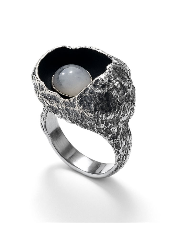 Δαχτυλίδι Ασήμι 925 με Φεγγαρόπετρα