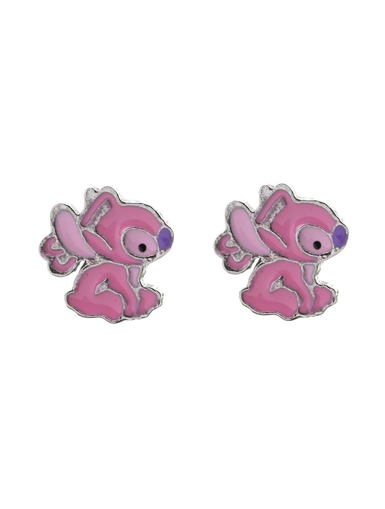 Παιδικά σκουλαρίκια από ασήμι 925 με σμάλτο Angel