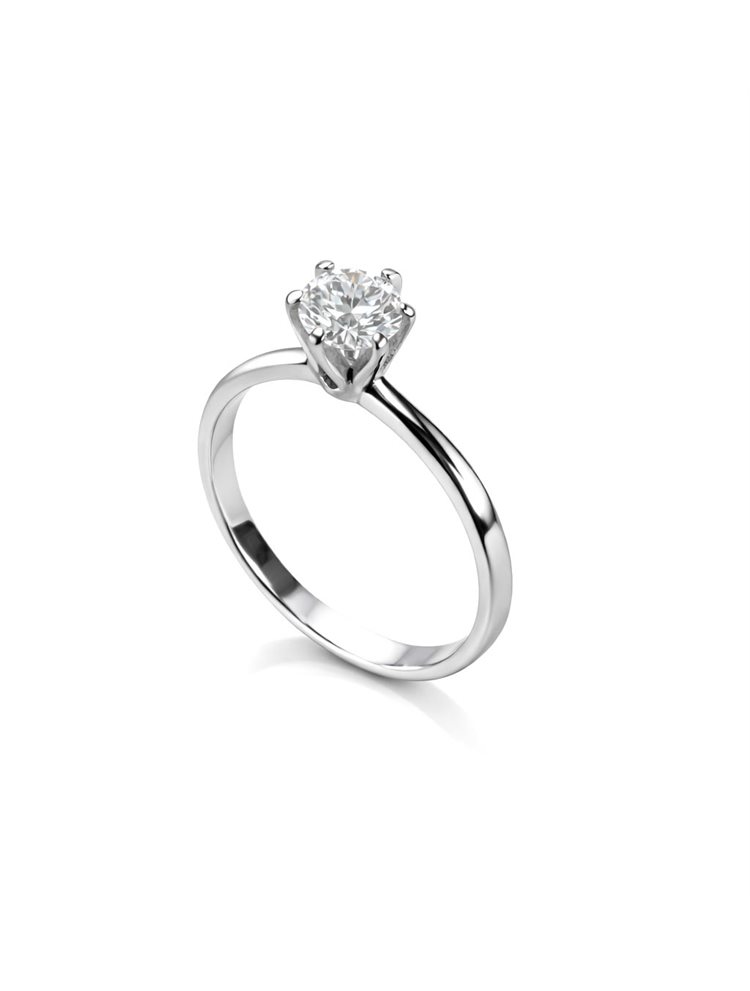 Μονόπετρο από ασήμι 925 με πέτρα ζιργκόν