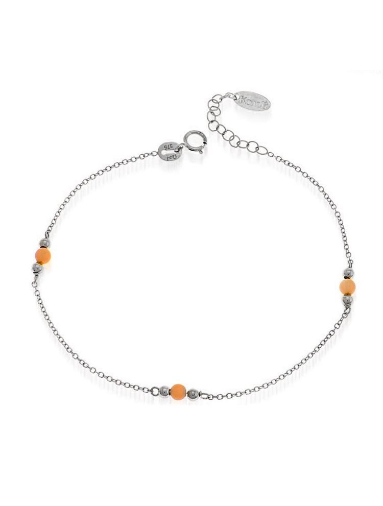 Βραχιόλι από λευκόχρυσό 9 καρατίων